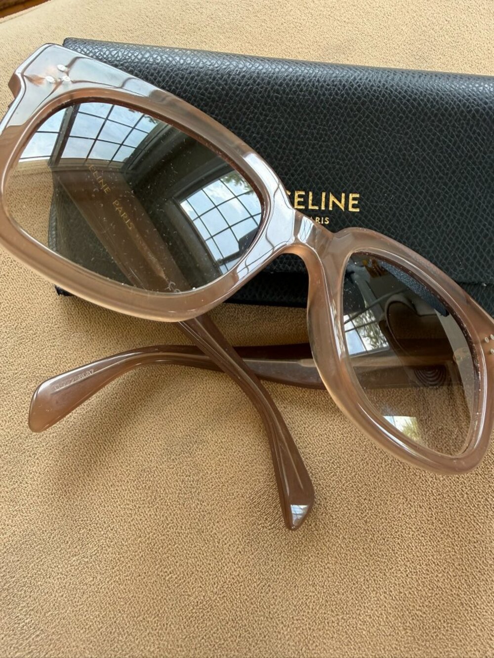 Celine Cat Eye S187 Sunglasses in Acetate with Case